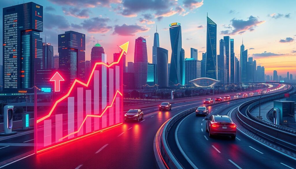 Autonomous EV market growth chart