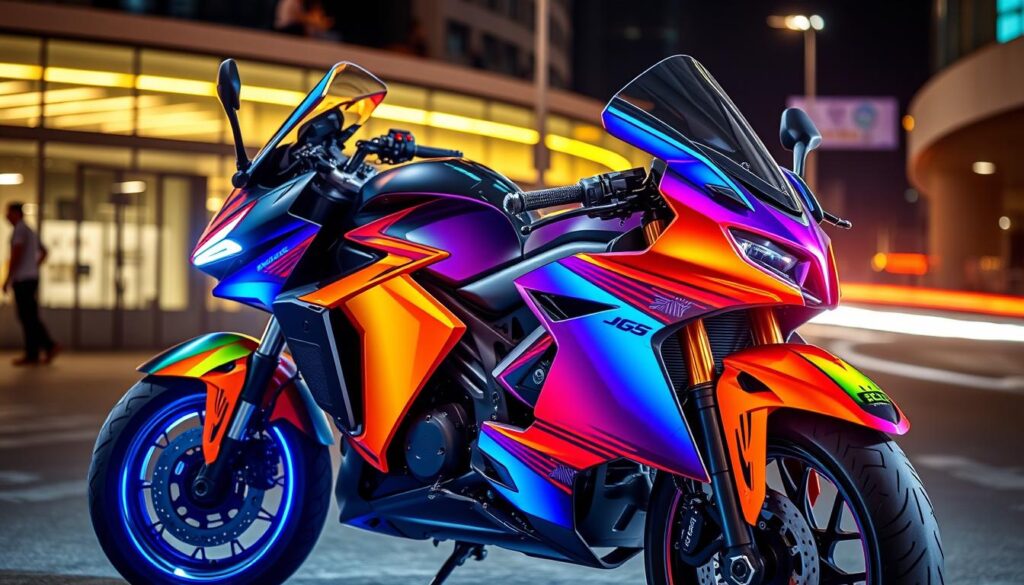 Custom electric motorcycle fairings