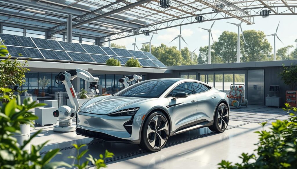 Eco-friendly manufacturing in electric car production