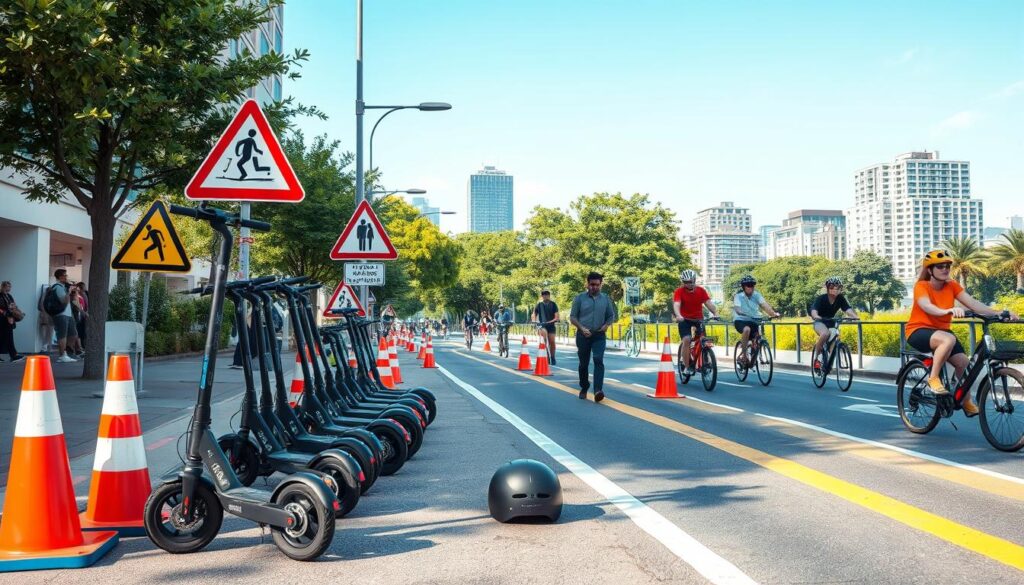 electric micro-mobility safety