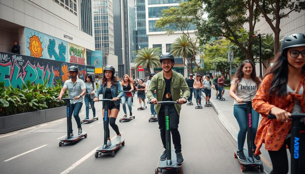 electric skateboards commuting