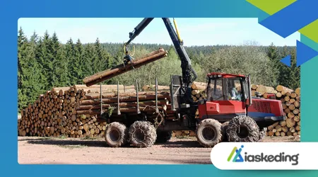  Electric Logging Trucks in Forestry